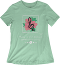 Mint Green Unisex Shirt - Music is your essence