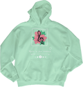 Mint Green Unisex Hoodie - Music is your essence