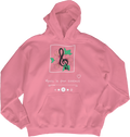 Pink Unisex Hoodie - Music is your essence